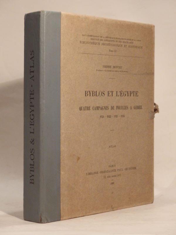 Couverture du livre Estimation du livre « byblos et l’Egypte. Quatre campagnes de fouilles à Gebeil 1921-1922-1923-1924. ATLAS. »