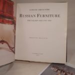 Couverture du livre Estimation du livre « russian Furniture. The Golden Age 1780-1840. »