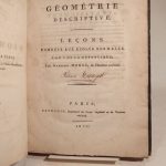 Couverture du livre Estimation du livre « géométrie descriptive. Leçons données aux écoles normales, l’an 3 de la République, par Gaspard Monge, de l’Institut national. »
