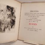 Couverture du livre Estimation du livre « a la gloire de Rodin. 14 décembre 1927. »