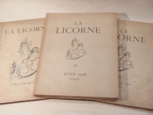Estimation Edition originale - Couverture du livre Estimation du livre « la Licorne. I : Printemps 1947. II : Hiver 1948. III : Automne 1948. »
