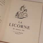 Couverture du livre Estimation du livre « la Licorne. I : Printemps 1947. II : Hiver 1948. III : Automne 1948. »