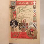 Couverture du livre Estimation du livre « almanach héraldique et drôlatique pour l’année 1885, par le Chevalier de Crollalanza fils. Deuxième année. »