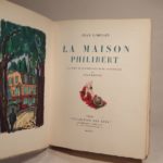 Couverture du livre Estimation du livre « la Maison Philibert. Illustré de 88 aquarelles de Dignimont. »