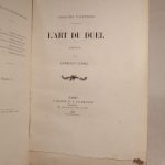 Couverture du livre Estimation du livre « l’Art du Duel. Préface par Aurélien Scholl. »