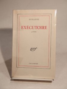 Estimation Edition originale - Couverture du livre Estimation du livre « exécutoire. Poèmes. »