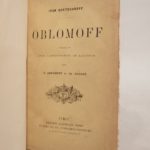 Couverture du livre Estimation du livre « oblomoff. Traduit avec l’autorisation de l’auteur par P. Artamoff et Ch. Deulin. »