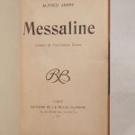 Couverture du livre Estimation du livre &laquo;&nbsp;messaline. Roman de l&rsquo;ancienne Rome.&nbsp;&raquo;