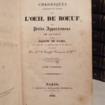 Couverture du livre Estimation du livre « chroniques pittoresques et critiques de l’oeil de boeuf des petits appartements de la Cour et des Salons de Paris sous Louis XIV, la Régence, Louis XV et Louis XVI, publiées par Mme la Comtesse Douairière de B***. »