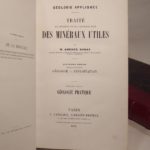 Couverture du livre Estimation du livre « géologie appliquée : Traité du gisement et de l’exploitation des minéraux utiles. Quatrième édition. »