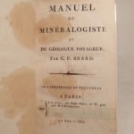 Couverture du livre Estimation du livre « manuel du minéralogiste et du géologue voyageur. »