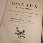 Couverture du livre Estimation du livre « les Oiseaux dans la Nature. Description pittoresque des oiseaux utiles. Soixante planches en couleurs, 30 gravures sur bois hors texte et 122 gravures dans le texte d’après les aquarelles et les dessins de Léo Paul Robert. »