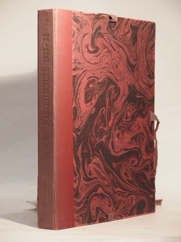 Couverture du livre Estimation du livre « les Concours d’Architecture de l’année scolaire 1933-1934, vingt-cinquième année. »
