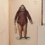 Couverture du livre Estimation du livre « collection de portraits et costumes des différens peuples qui habitent les cinq parties du monde, dont les meours et coutumes sont décrites dans la Bibliothèque universelle des voyages. Dessinée par MM. Wachsmut et Massard d’après les dessins originaux faits sur les lieux par les voyageurs mêmes. Gravée sur acier et coloriée au pinceau avec le plus grand soin. »
