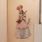 Couverture du livre Estimation du livre « collection de portraits et costumes des différens peuples qui habitent les cinq parties du monde, dont les meours et coutumes sont décrites dans la Bibliothèque universelle des voyages. Dessinée par MM. Wachsmut et Massard d’après les dessins originaux faits sur les lieux par les voyageurs mêmes. Gravée sur acier et coloriée au pinceau avec le plus grand soin. »