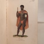 Couverture du livre Estimation du livre « collection de portraits et costumes des différens peuples qui habitent les cinq parties du monde, dont les meours et coutumes sont décrites dans la Bibliothèque universelle des voyages. Dessinée par MM. Wachsmut et Massard d’après les dessins originaux faits sur les lieux par les voyageurs mêmes. Gravée sur acier et coloriée au pinceau avec le plus grand soin. »
