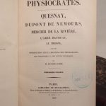 Couverture du livre Estimation du livre « physiocrates : Quesnay, Dupont de Nemours, Mercier de la Rivière, l’Abbé Bandeau, Le Trosne, avec une Introduction sur la doctrine des physiocrates, des commentaires et des notices historiques, par Eugène Daire. »