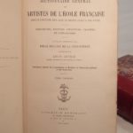 Couverture du livre Estimation du livre « dictionnaire général des artistes de l’Ecole française depuis l’origine des arts du dessin jusqu’à nos jours. Architectes, peintres, sculpteurs, graveurs et lithographes. Tome 1, Tome 2, Supplément. »
