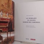 Couverture du livre Estimation du livre « le Mobilier du Musée Nissim de Camondo »