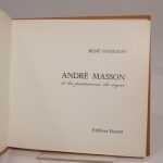 Couverture du livre Estimation du livre « andré Masson et les puissances du signe »