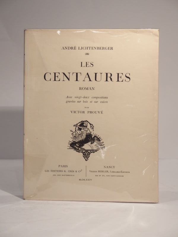 Couverture du livre Estimation du livre « les Centaures. Avec vingt-deux compositions gravées sur bois ou sur cuivre par Victor Prouvé. »