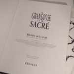 Couverture du livre Estimation du livre « le Grandiose et de sacré. Gravures rupestres protohistoriques et historiques de la région du mont Bego »