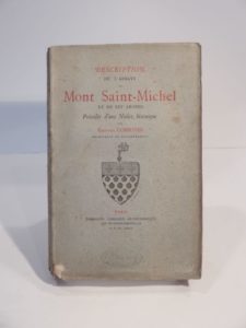 Estimation Histoire - Couverture du livre Estimation du livre « description de l’abbaye du Mont Saint-Michel et de ses abords. Précédée d’un Notice historique. »