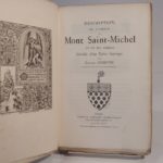 Couverture du livre Estimation du livre « description de l’abbaye du Mont Saint-Michel et de ses abords. Précédée d’un Notice historique. »