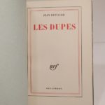 Couverture du livre Estimation du livre « les Dupes »