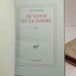 Couverture du livre Estimation du livre « le Fond et la forme, essai alphabétique sur la morale et sur le style, III »