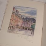 Couverture du livre Estimation du livre « la Place des Vosges. 20 eaux fortes de Gaston Dardaillon rehaussées de pointes-très-sèches écrites par René-Louis Doyon. »