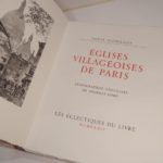 Couverture du livre Estimation du livre « eglises villageoises de Paris. Lithographies originales des Georges Gobô. »