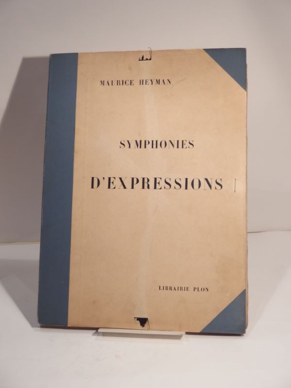 Couverture du livre Estimation du livre « symphonies d’expressions. Vingt-six études dessinées d’après nature. Introduction par Robert Vallier. »