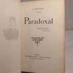 Couverture du livre Estimation du livre « paradoxal. »