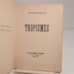 Couverture du livre Estimation du livre &laquo;&nbsp;tropismes&nbsp;&raquo;