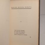 Couverture du livre Estimation du livre « douze petits écrits. Avec un portrait en lithographie par Mania Mavro. »