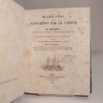 Couverture du livre Estimation du livre « de l’Etat actuel de la navigation par la vapeur et des améliorations dont les navires et appareils à vapeur marins sont susceptibles ; suivis de notes explicatives, tableaux, projets, etc. »