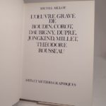 Couverture du livre Estimation du livre « boudin, Corot, Daubigny, Dupré, Jongkind, Millet, Théodore Rousseau : L’Oeuvre gravé. »