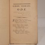 Couverture du livre Estimation du livre « europe Vindicata. Ode. Auctore F. J. T. Berthels, Nivellis Medico et Matheseos Professore. »