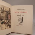 Couverture du livre Estimation du livre « deux hommes. Lithographies de Berthold Mahn. »