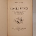 Couverture du livre Estimation du livre &laquo;&nbsp;les Amours jaunes.&nbsp;&raquo;