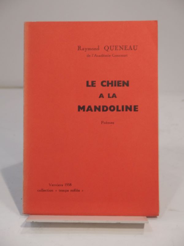 Couverture du livre Estimation du livre « le Chien à la mandoline. Poèmes. »