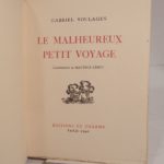 Couverture du livre Estimation du livre « le malheureux petit voyage. Illustrations de Maurice Leroy. »