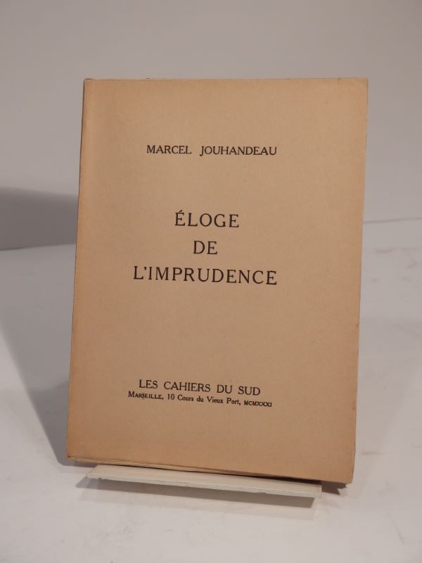 Couverture du livre Estimation du livre « eloge de l’imprudence »