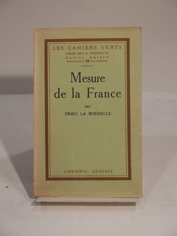 Couverture du livre Estimation du livre « mesure de la France »