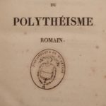 Couverture du livre Estimation du livre « du Polythéisme romain, considéré dans ses rapports avec la philosophie grecque et la religion chrétienne. Ouvrage posthume de Benjamin Constant. Précédé d’une Introduction de M. J. Matter. »