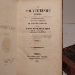 Couverture du livre Estimation du livre « du Polythéisme romain, considéré dans ses rapports avec la philosophie grecque et la religion chrétienne. Ouvrage posthume de Benjamin Constant. Précédé d’une Introduction de M. J. Matter. »