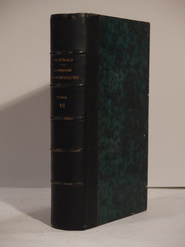 Couverture du livre Estimation du livre « recherches philosophiques sur les premiers objets des connoissances morales. Troisième édition. »