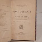 Couverture du livre Estimation du livre « du Pont des Arts au Pont de Kehl (Reisebilder d’un Parisien). »