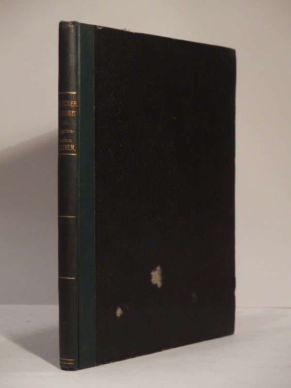 Couverture du livre Estimation du livre « theorie der algebraischen Curven gegründet auf eine Behandlungsweise der analytischen Geometrie. Von Dr. Julius Plücker. Mit einer Tafel. »